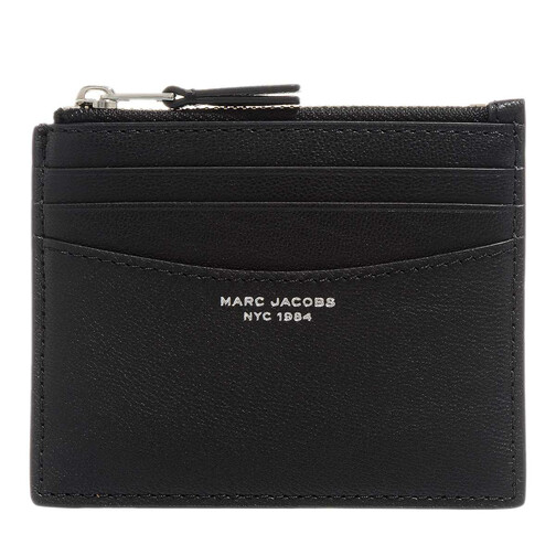 Marc Jacobs The Zip Card Case Black Portecartes