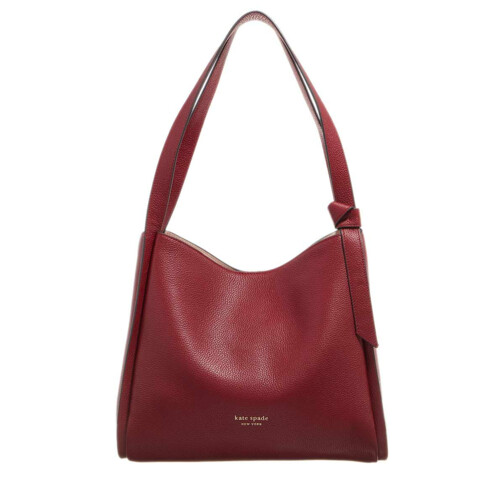 Kate Spade New York Knott Pebbled Leather Large Shoulder Bag Autumnal