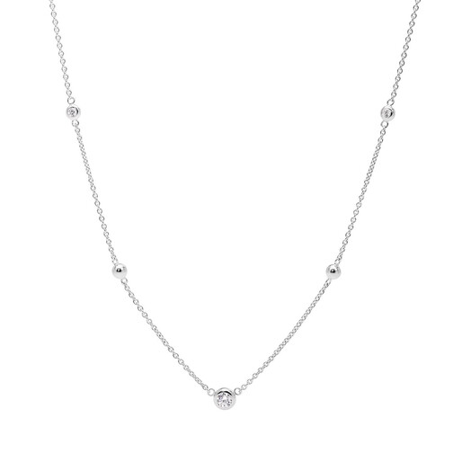 Fossil sterling silver necklace clearance