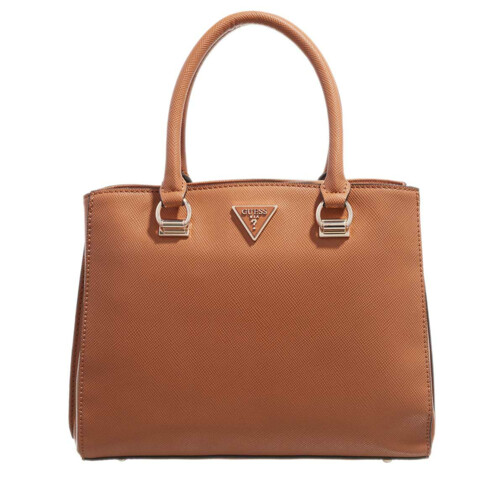 Guess Eco Alexie Girlfriend Satchel Cognac Satchel