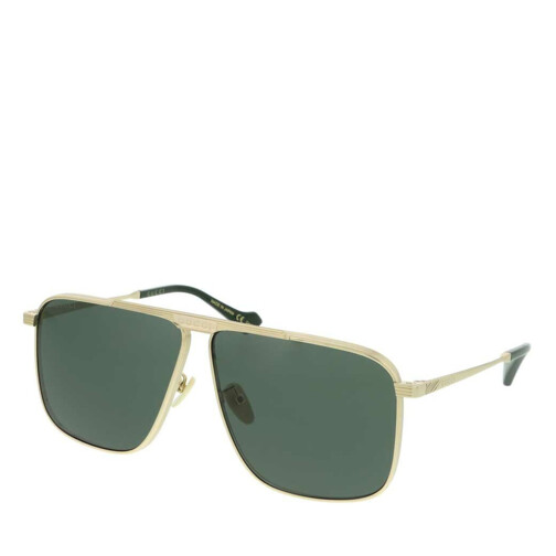 Gucci GG0840S002 63 Sunglass MAN METAL Gold Occhiali da sole