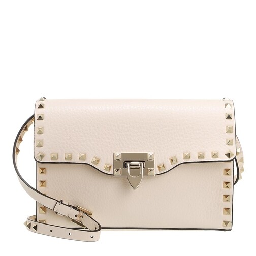 Valentino Garavani Rockstud Small Crossbody Bag Light Ivory Crossbody