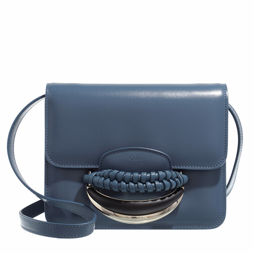 Chloé Kattie Crossbody Bag Blue Crossbody Bag
