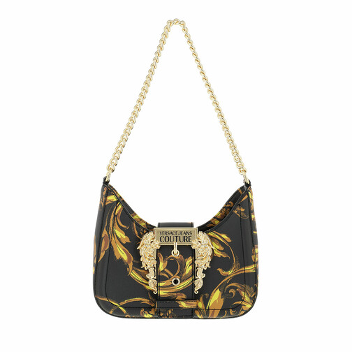 Versace Jeans Couture Crossbody Bag Black Gold Hobo Bag
