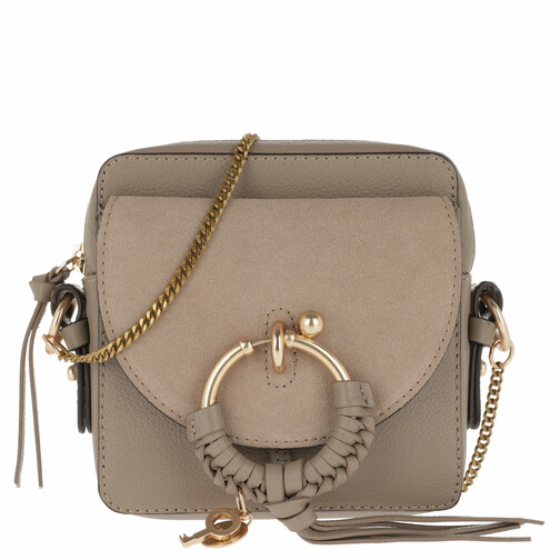 See By Chloé Joan Camera Bag Leather Motty Grey Mini Tas