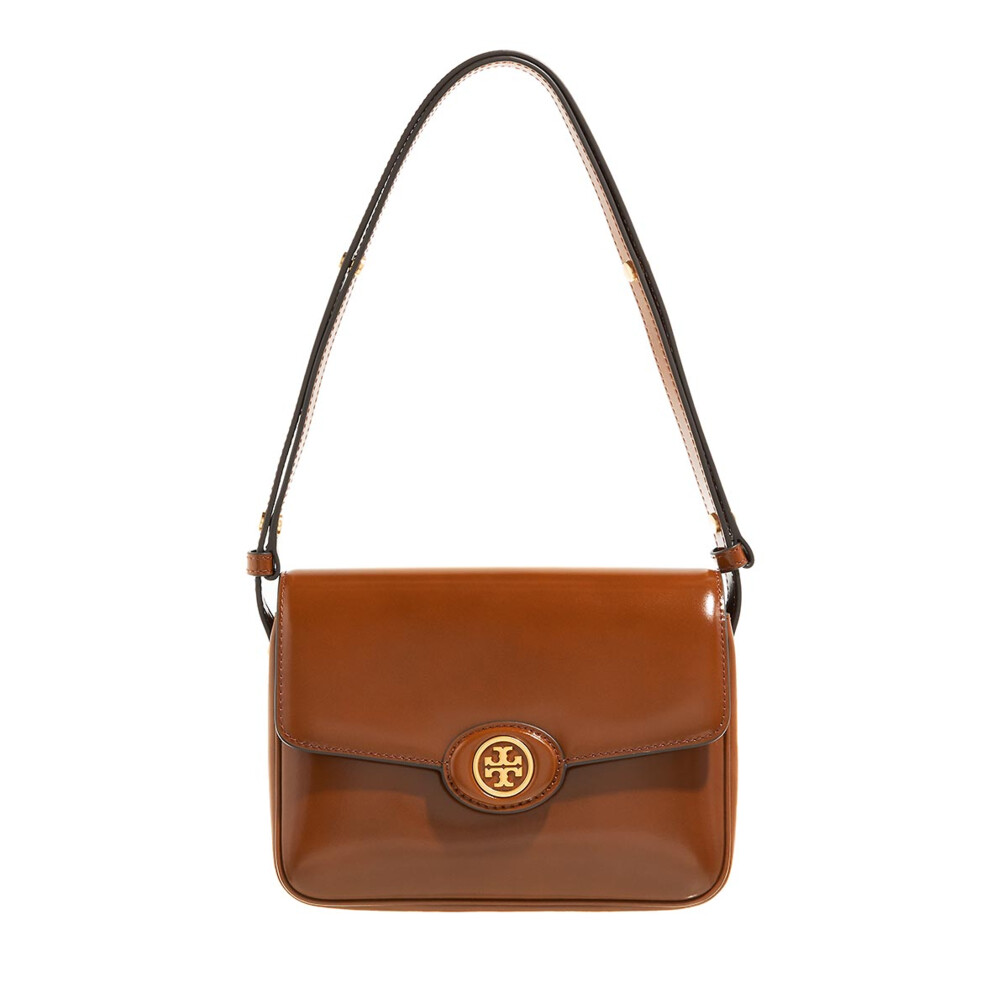 Tory Burch Robinson Spazzolato Convertible Shoulder Bag Black