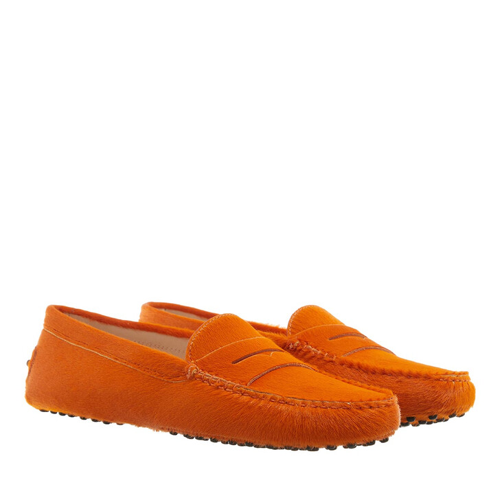 Tod's Gommini Driving Mocassins Orange 