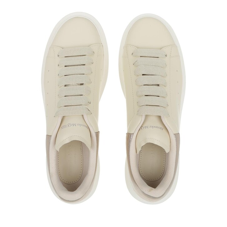alexander mcqueen suede beige
