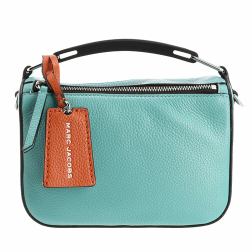 Marc Jacobs The Soft Box Crossbody Bag Leather Dusty Turquoise/Multi