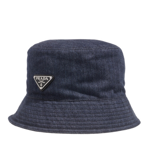 Prada Bucket Hat Denim Blue Bucket Hat