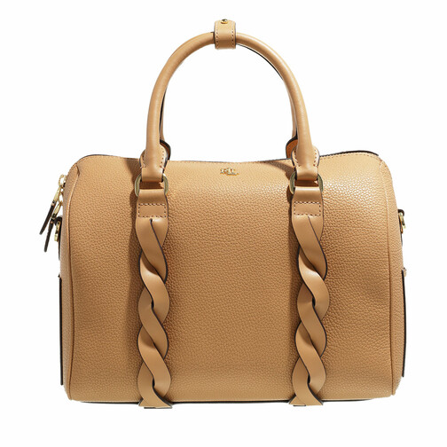 Lauren Ralph Lauren Kaden Satchel Medium Buff Bowling Bag
