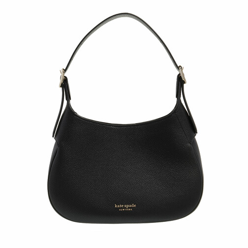 Kate Spade New York Penny Pebbled Leather Small Hobo Bag Black Hobo