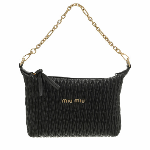 Miu Miu Miu Spirit Matelassé Mini Bag Leather Black Mini Bag