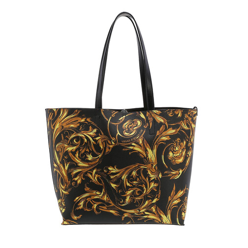 Versace Jeans Couture Shopping Bag Black Gold Shopper