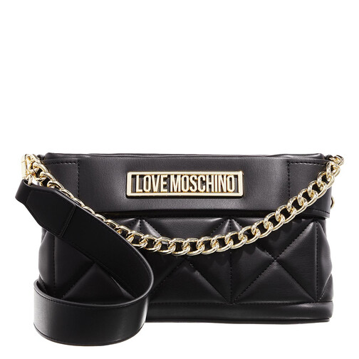 Love Moschino Borsa Soft Pu Nero Crossbody Bag