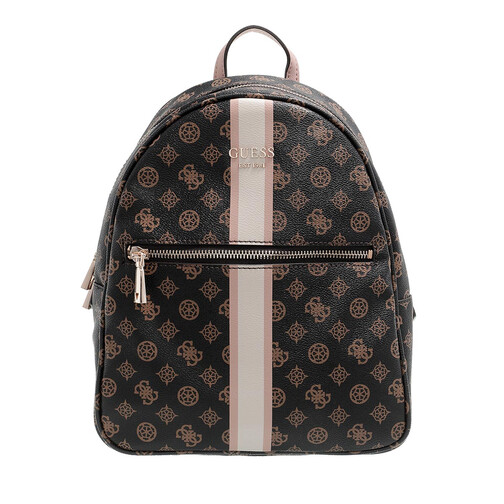 Guess Vikky Backpack Mocha Logo Multi Backpack