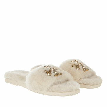 Tory Burch Jeweled Shearling Slide | House Slipper | fashionette