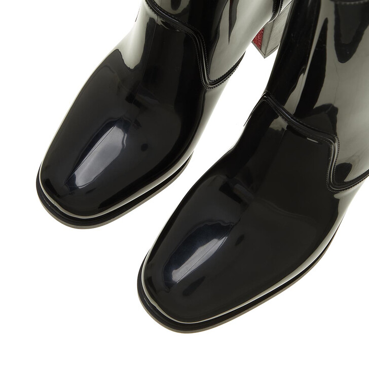 patent leather rain boots