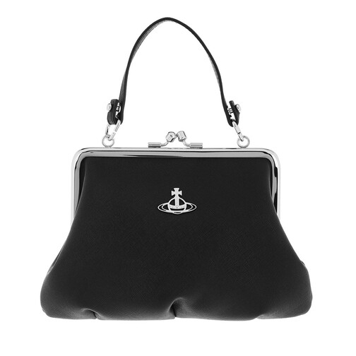 Vivienne Westwood Derby Frame Purse Black Satchel