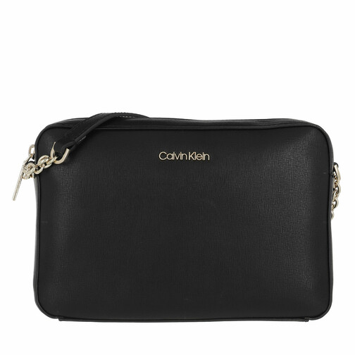 Calvin Klein Camera Bag Medium Saffiano Black Camera Bag