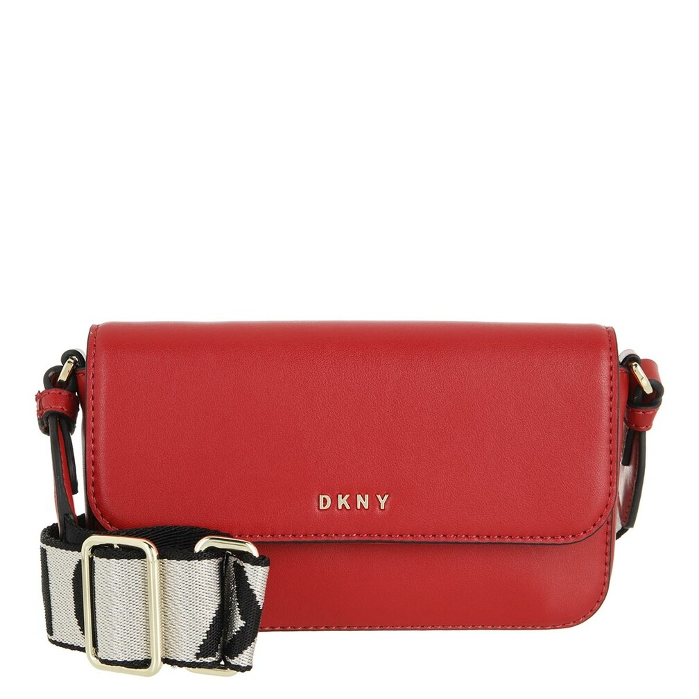 DKNY Winonna Flap Crossbody White Gold Crossbody Bag