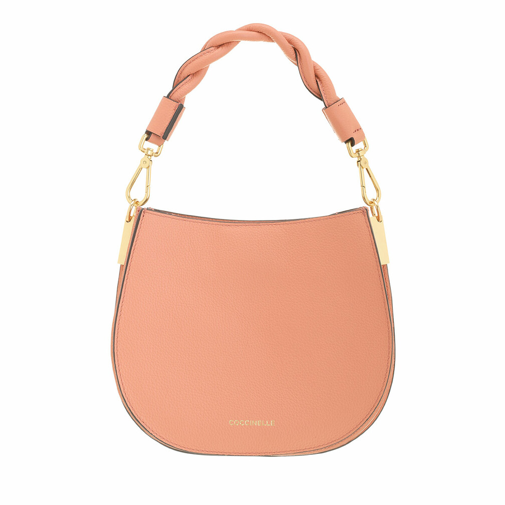 Coccinelle Arpege Saddle Crossbody Bag White/Caramel Saddle Bag