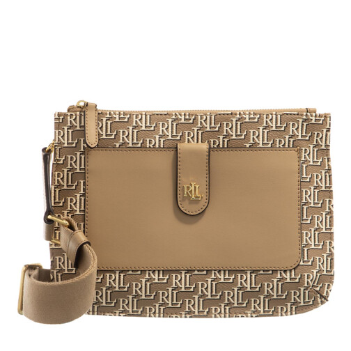 Lauren Ralph Lauren Jamey Crossbody Medium Light Camel Crossbody Bag