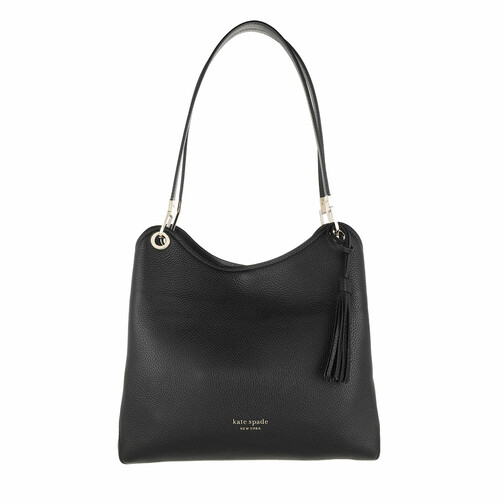 Kate Spade New York Loop Pebbled Leather Large Shoulder Bag Black