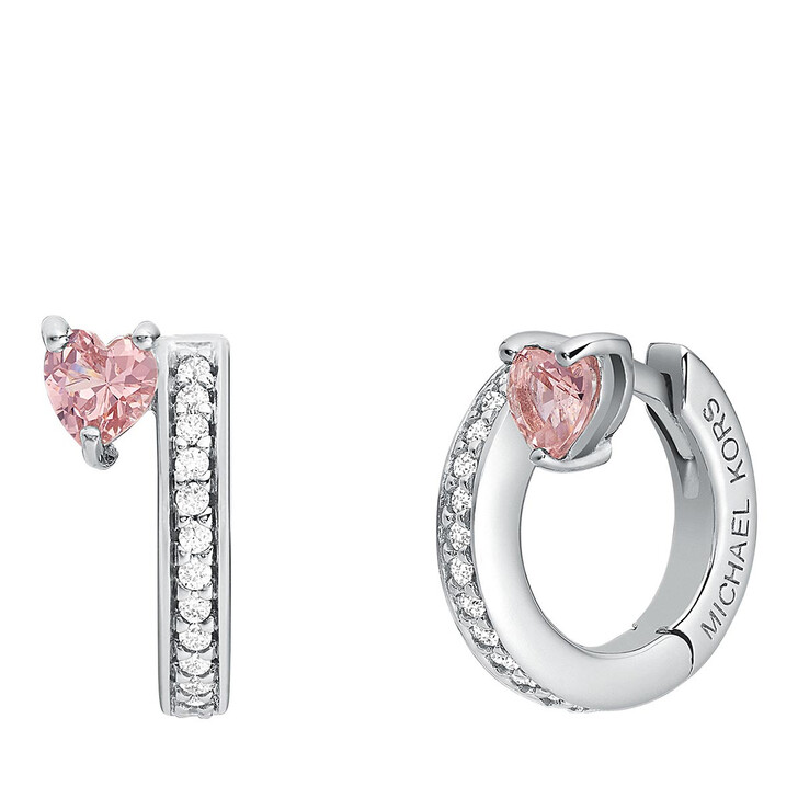 michael kors heart hoop earrings