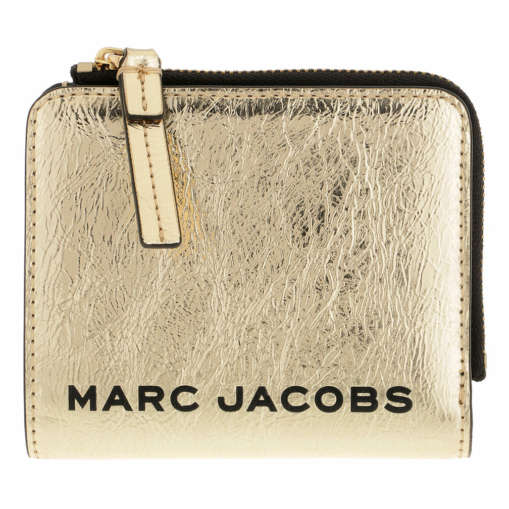 Marc Jacobs The Metallic Mini Compact Wallet Silver | Portafoglio a due tasche | fashionette
