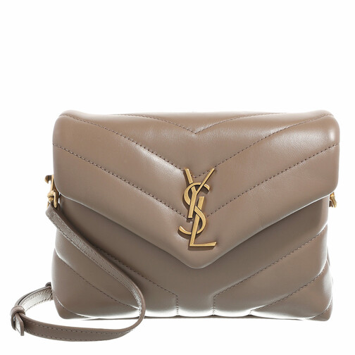 Saint Laurent Lou Lou Monogramme Shoulder Bag Taupe Crossbody Bag