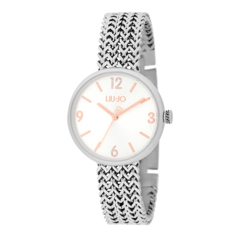 LIU JO Encadrè  Silver Quartz-Uhr