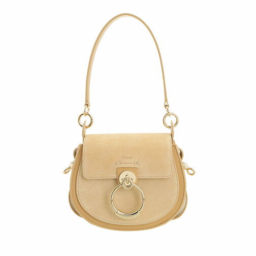 Chloé Tess Small Crossbody Bag Leather Soft Tan Borsa a tracolla
