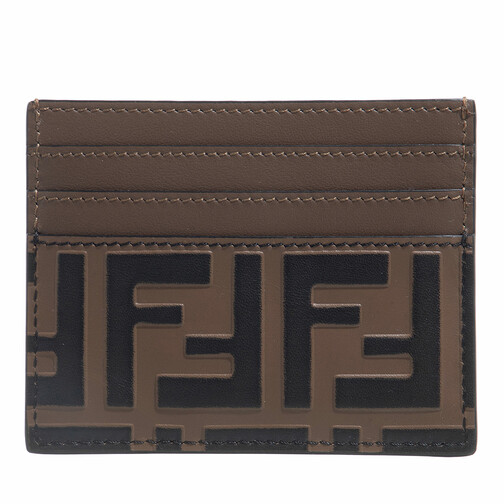 Fendi Flat Wallet Brown/Black Korthållare