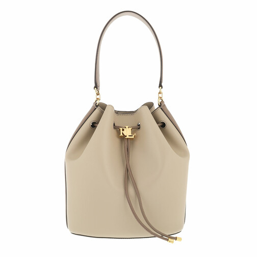 Lauren Ralph Lauren Andie 25 Drawstring Large Farro/Truffle Bucket