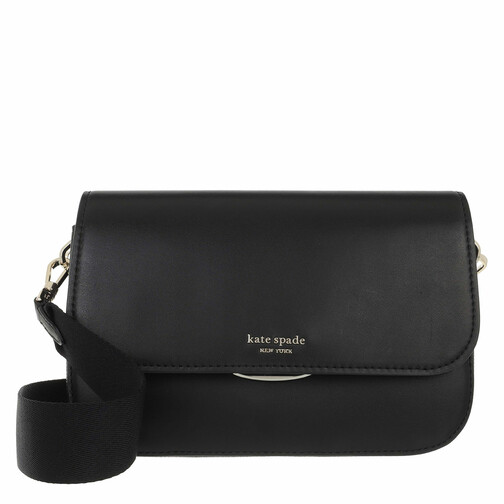 Kate Spade New York Buddie Smooth Leather Medium Shoulder Bag Black