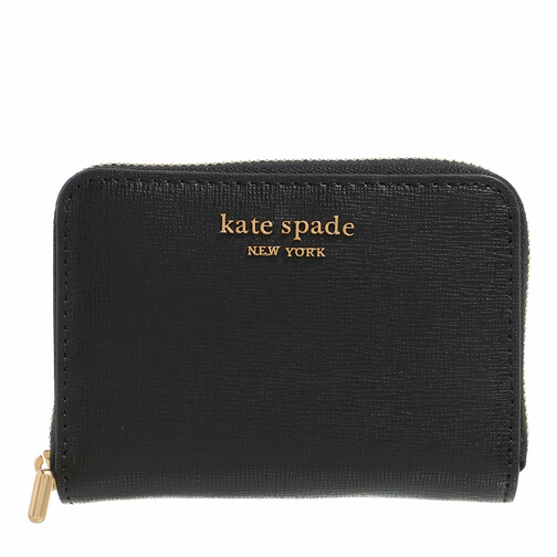 Kate Spade New York Saffiano Zip Card Case Black ZipAround