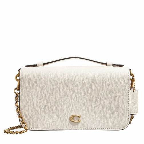 Coach Crossgrain Leather Crossbody B4/Chalk Crossbody Bag