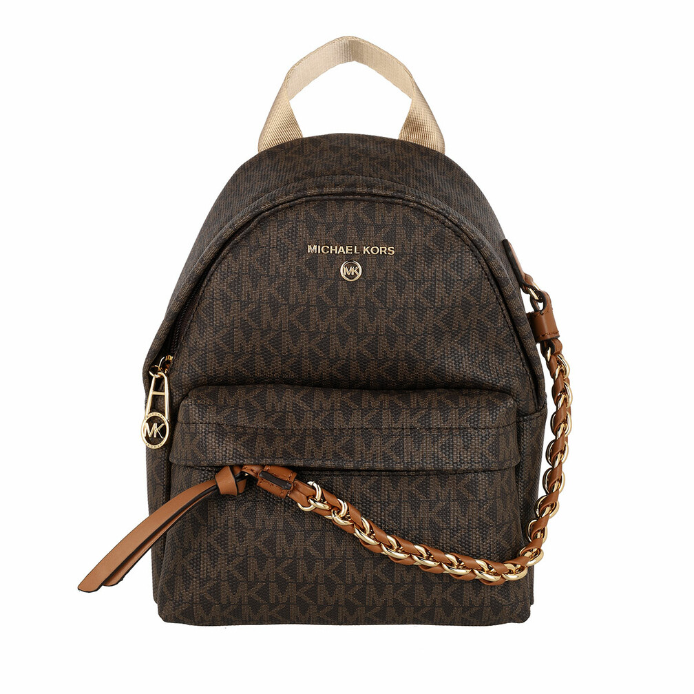 Michael Kors Xs Cnv Messenger Backpack Vanilla/Acrn Rugzak