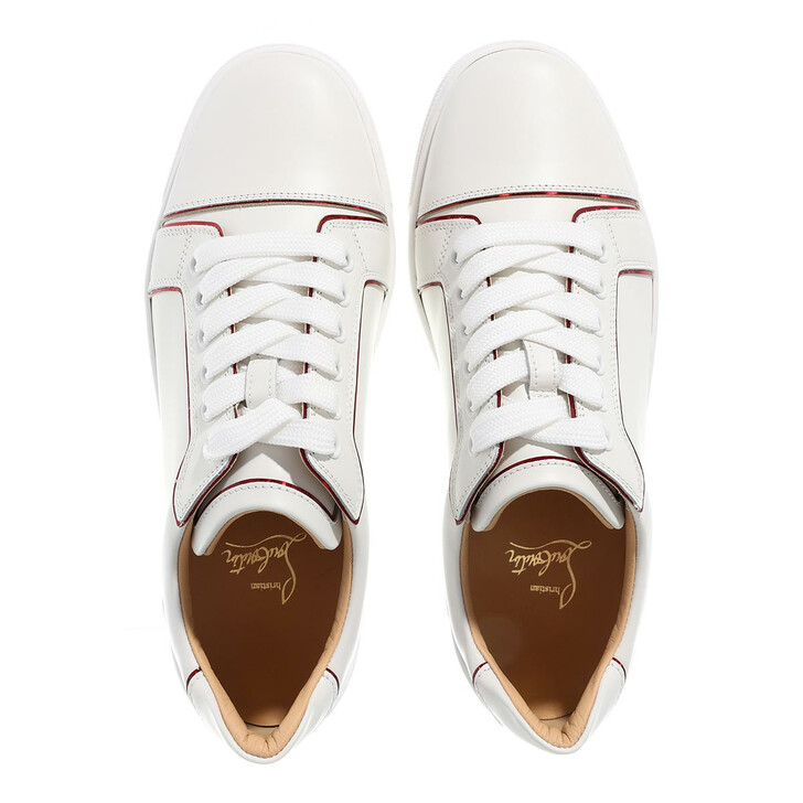 Christian Louboutin Vieira Low Top Sneakers White/Red | lage-top sneaker |  fashionette