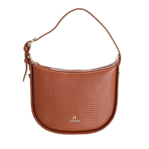 AIGNER Ivy Crossbody Bag Cognac Brown Hobo Bag