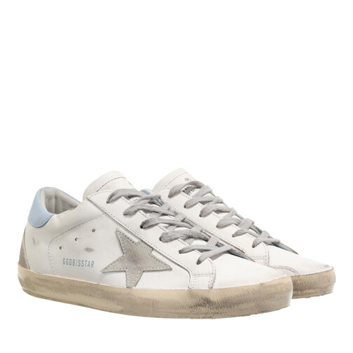 Golden Goose Superstar Sneakers White/Ice/Powder Blue | sneaker basse