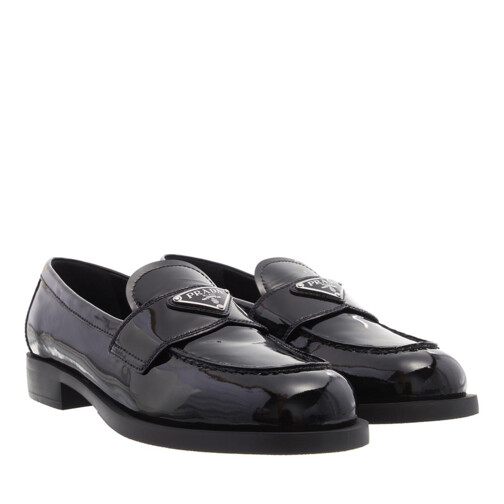 Prada Patent Leather Moccasin Black Loafer