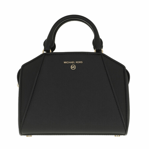 Michael Kors Small Satchel Black Bowling Bag