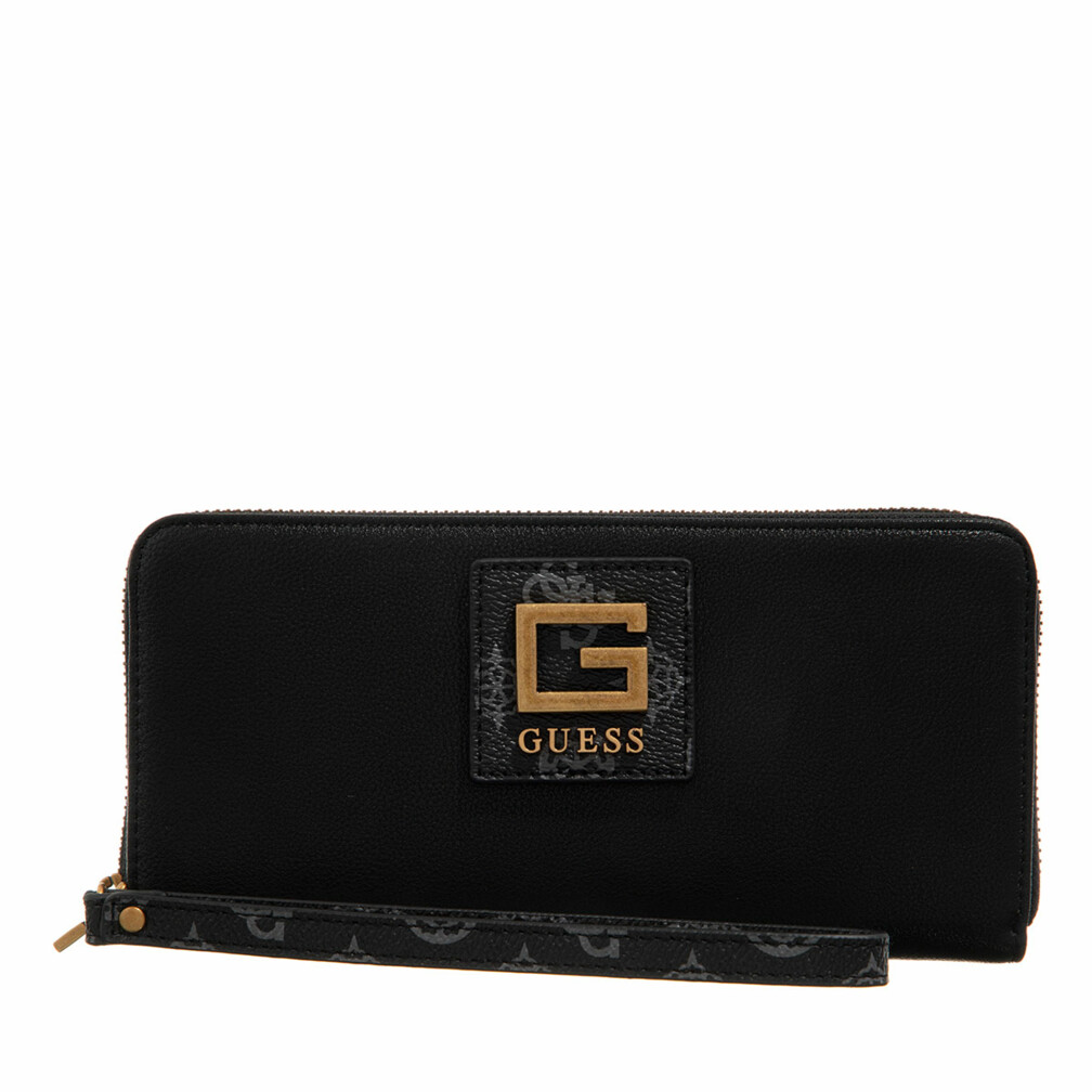 Guess Alva Large Zip Around Cream Logo ZipAround Wallet