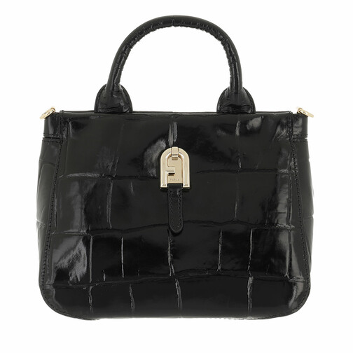 Furla Furla Palazzo Mini Tote Nero Crossbody Bag