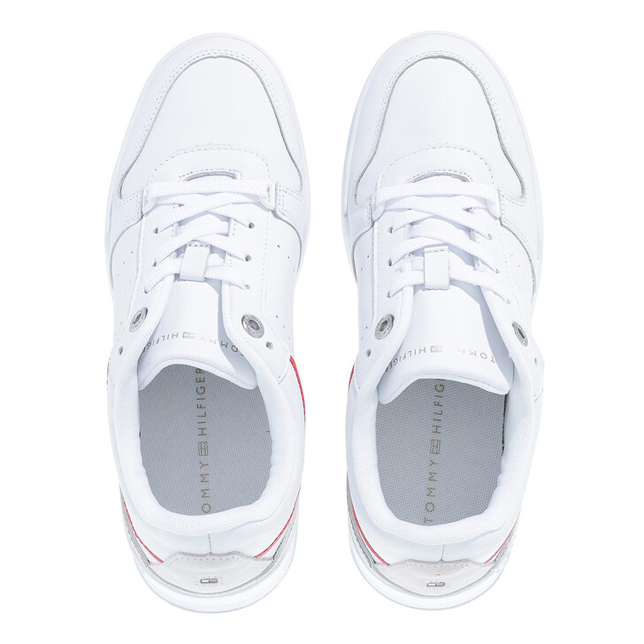 Tommy Hilfiger Low Cut Basket Sneaker White | lage-top sneaker | fashionette