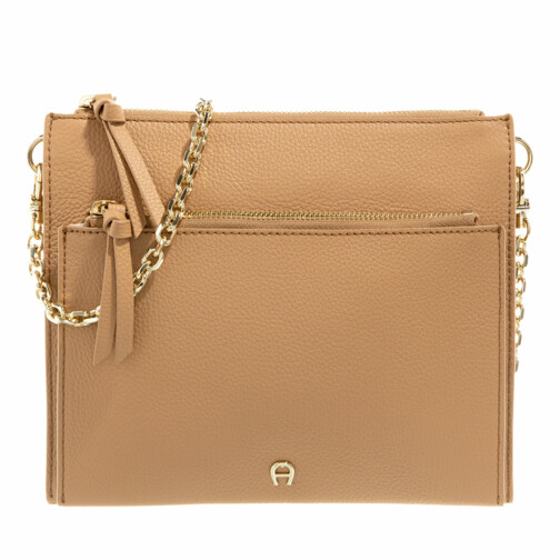 AIGNER Isa Pecan Brown Crossbody Bag