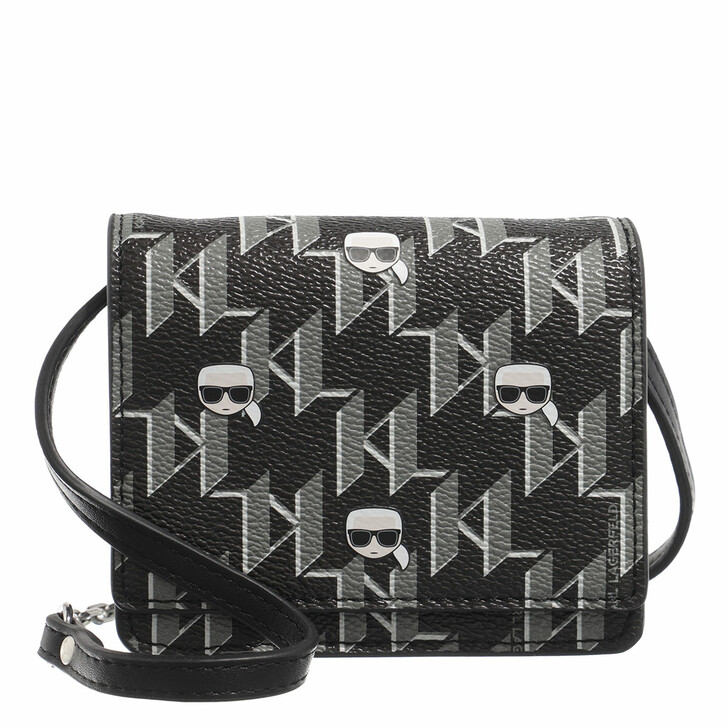 Karl Lagerfeld K Ikonik Cc Monogram Woc Black Multi Micro Bag Fashionette