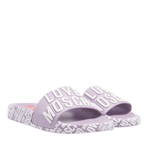 Love Moschino Pool Slides Lilla Slide